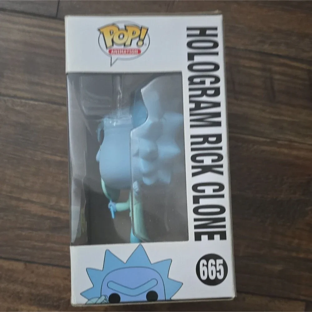 Funko Pop! Animation Rick and Morty Hologram Rick #665 GITD Amazon Excl 2019